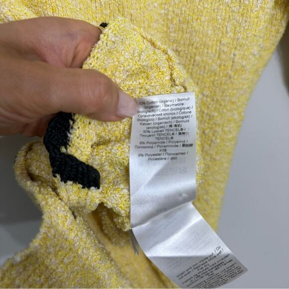 GANNI Asymmetric Organic Cotton-blend Bouclé Sweater - Picture 8 of 8